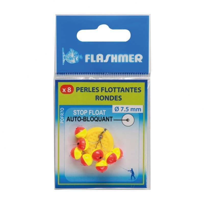 Perles Flottantes Rondes Flashmer (Perle pour Pêches fines bâteau