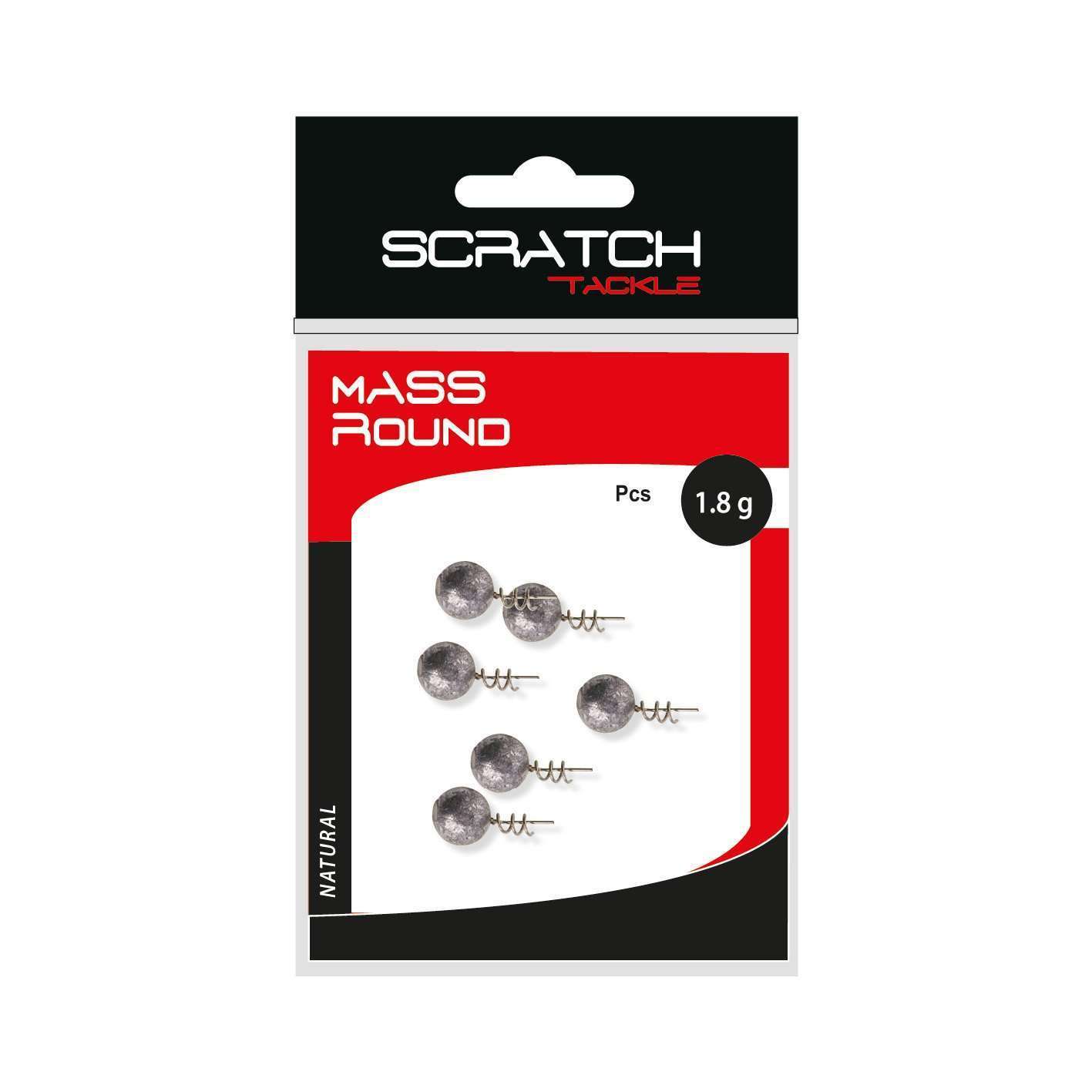 PLOMB MASS ROUND SCRATCH TACKLE Plombs Produits