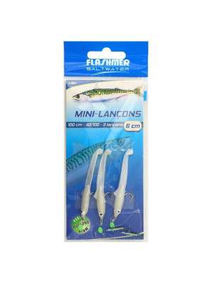 BAS DE LIGNE MINI LANÇONS - 5 HAMEÇONS
