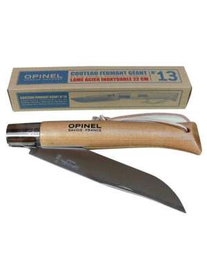 COUTEAU OPINEL GEANT FERMANT INOX N°13