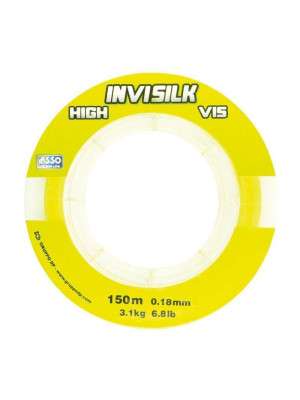 NYLON INVISILK - 150 m - JAUNE FLUO