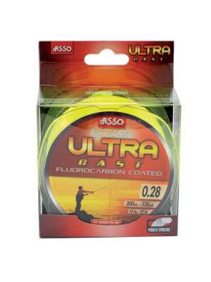 NYLON ULTRA CAST JAUNE MAT - 150 m