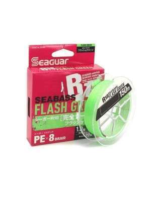PE X8  R-18 SEABASS FLASH GREEN - 150 M
