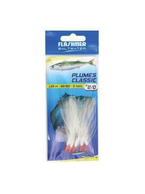 PLUMES DE MER CLASSIC - 3 HAMEÇONS N° 1/0