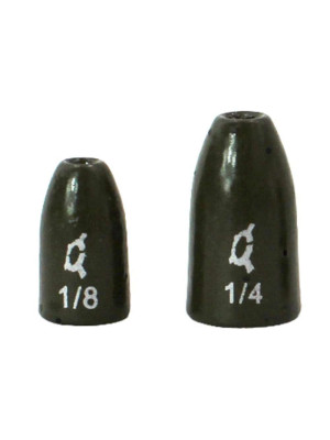 Tungsten Worm Weight Green Pumpkin