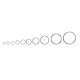 ANNEAUX BRISÉS INOX - x10