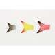 MIRAGE JT TAIL - SMALL - Black Red Yellow