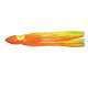 5x OCTOPUS BAIT 12 CM - JAUNE/ORANGE