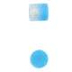 PERLES FLEXI - PH. BLEU + TRANS.PAIL- 5.5mm - x25