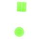 PERLES FLEXI - PHOSPHO VERTES - 5.5mm - x25