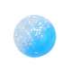 PERLES RONDES - PHOS.BLEU + TRANS.PAIL - 6mm - x25