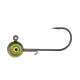 FOOTBALL JIG HEAD 14G - 3/0 - BROWN BRONZE x4