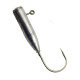 Tube Jig, Lead - 1/2 oz, 90* BN Hook x4
