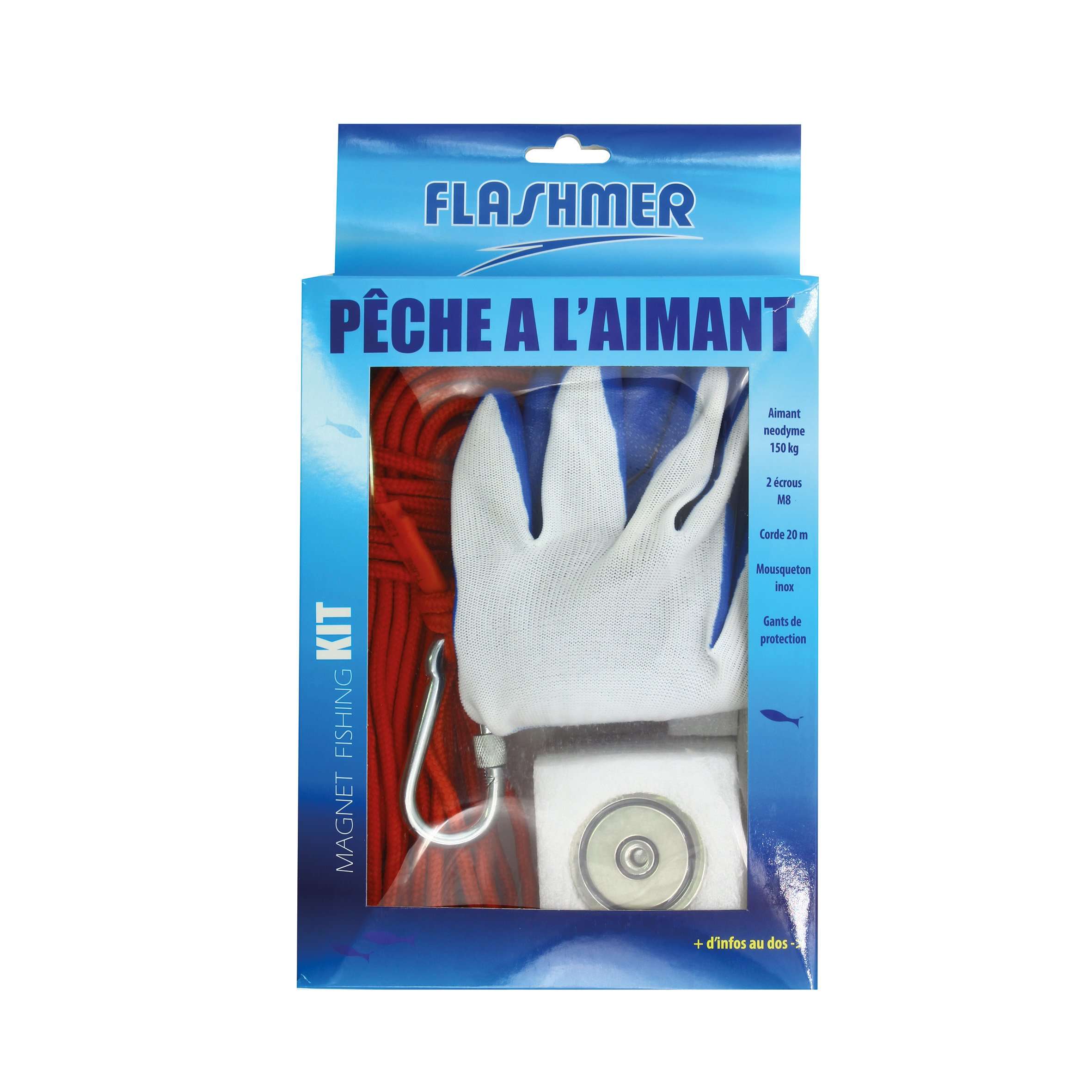 KIT PECHE A L'AIMANT FLASHMER - Confort - Equipements du pêcheur