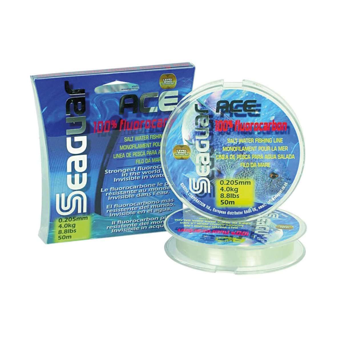 Fluorocarbone Seaguar Ace M 15/30/50m (Fluorocarbone pour Pêche