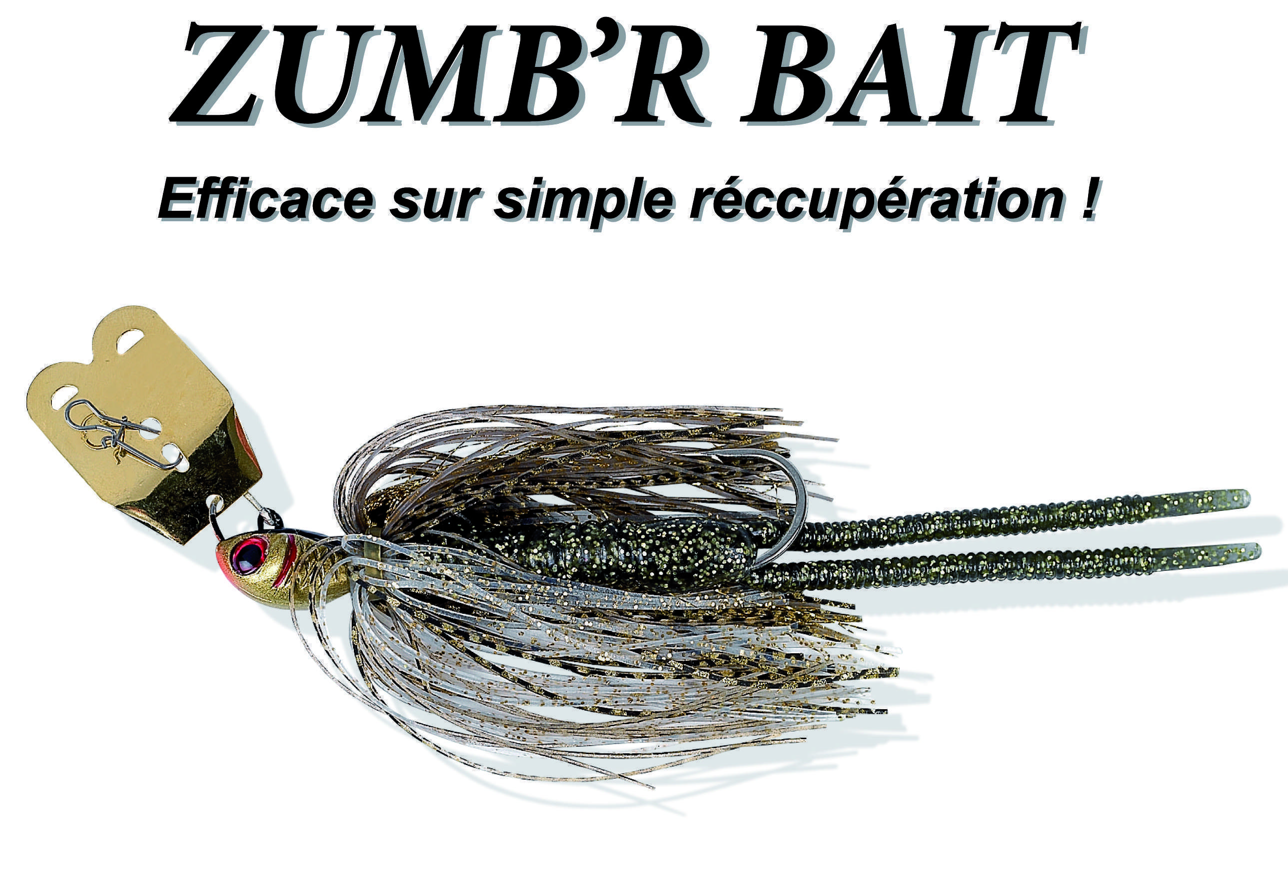 Leurre Chatterbait - Appât de pêche polyvalent pour brochet, silure et bass