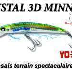 3 D Minnow Yo-Zuri : essais terrain spectaculaires !