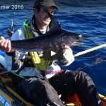 Pêche en kayak en mer - Saison 2016 -