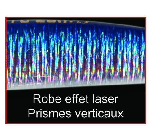 Robe effet laser Prismes verticaux