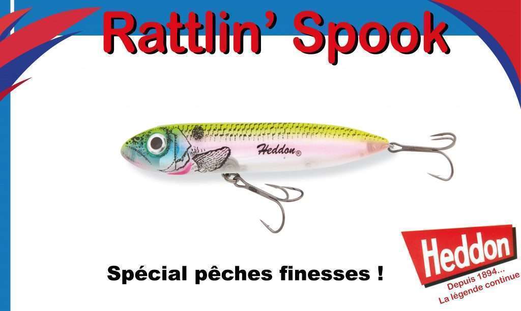 Le Rattlin'Spook Heddon est excellent pour les pêches en finesse
