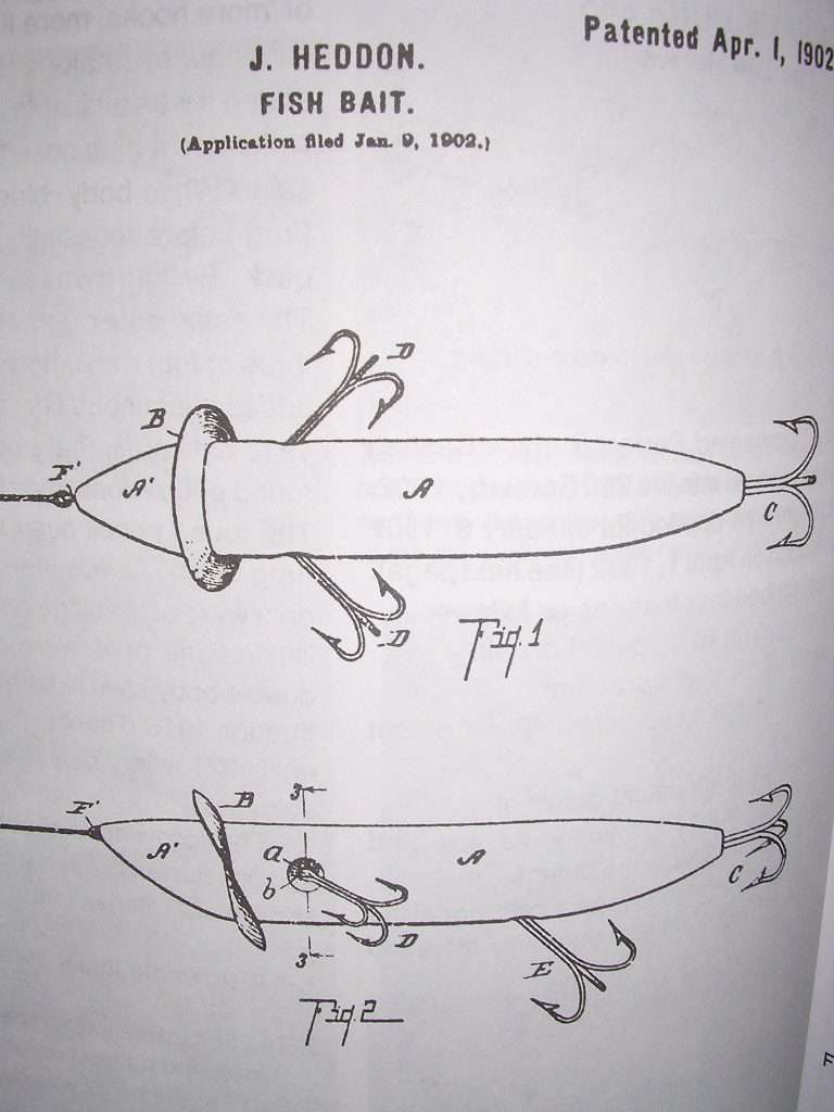 Brevet original du Slopenose par Heddon