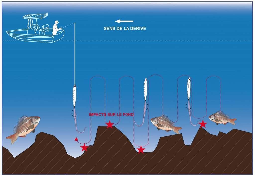 Pêche à proximité du fond avec le combo Métal Spot et Slug Go SS monté en texan