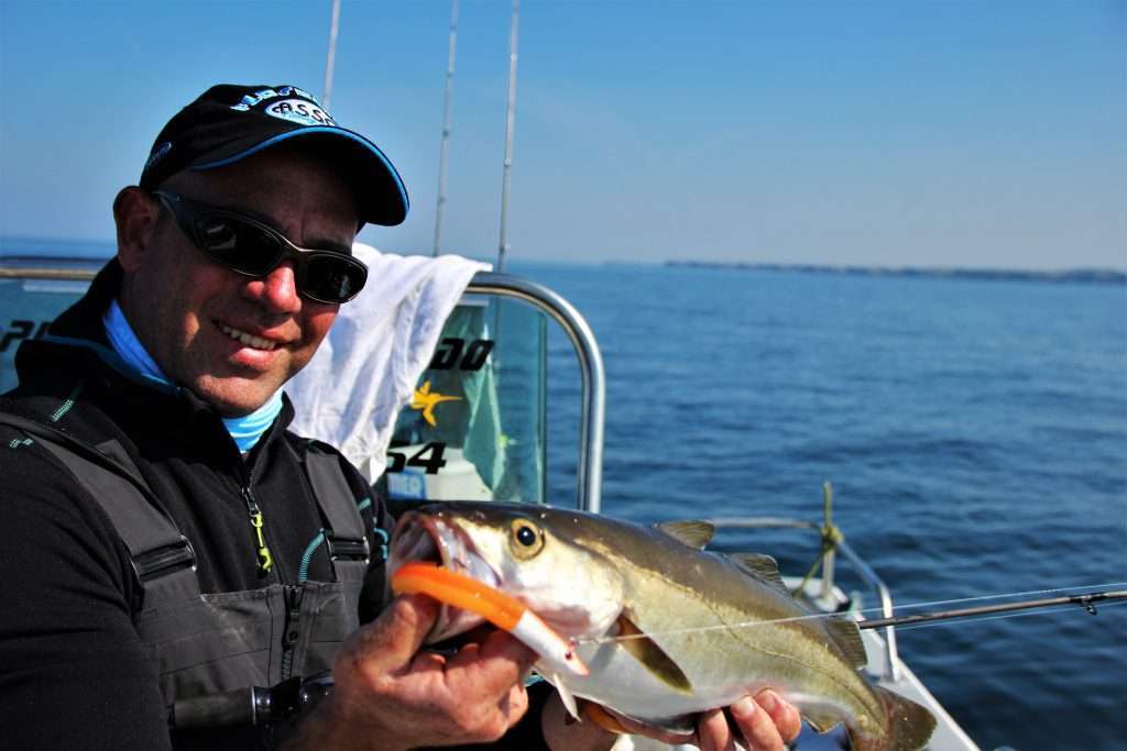 Le guide de pêche Pierre Yves Perrodo utilise beaucoup le Blue Equille ! 