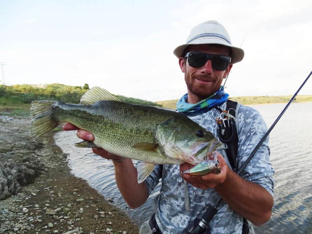 Un autre black bass pris au 3DR Wake Bait par Colin ! 