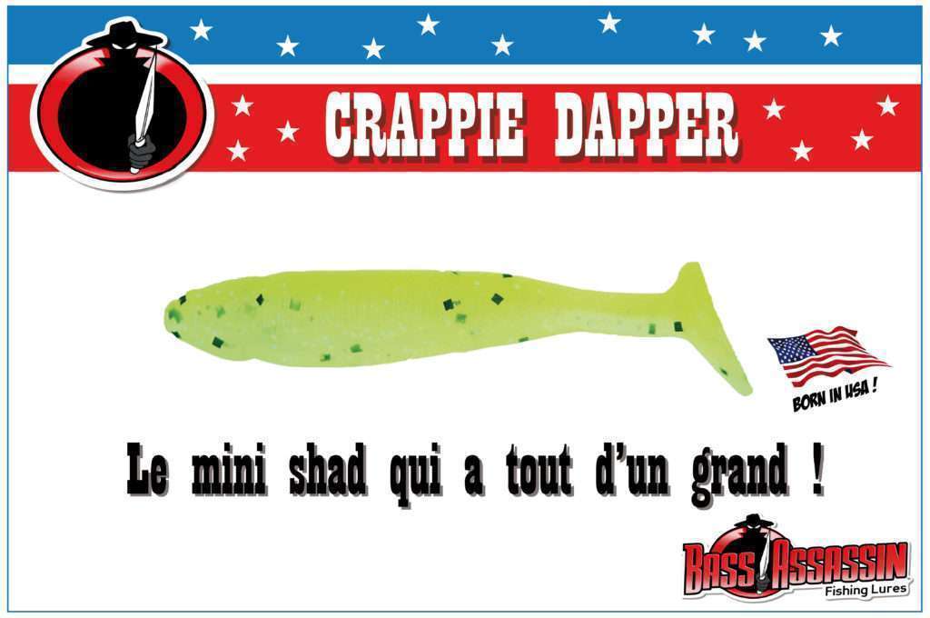 Crappie Dapper : le mini shad qui a tout d’un grand ! 