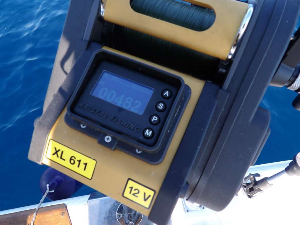 482 m: le moulinet XL611 Kristal Fishing en action !