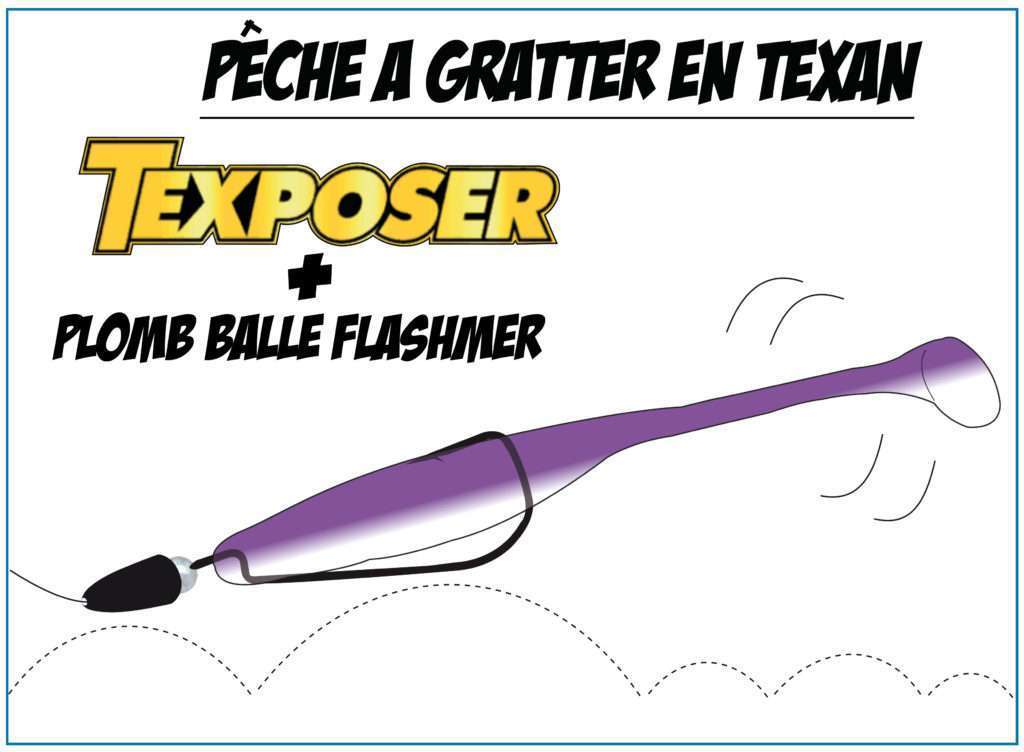 Pêche à gratter en texan