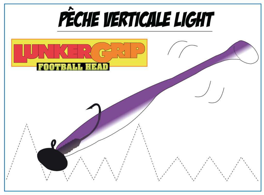 Pêche verticale light avec le Sea Shad