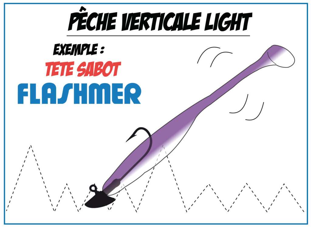 Pêche verticale light avec le Sea Shad