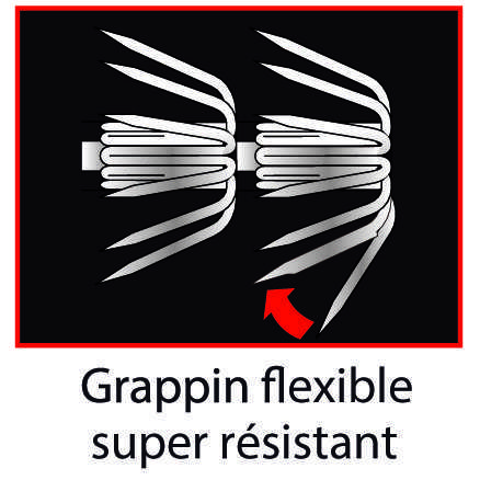 Grappin flexible ultra résistant