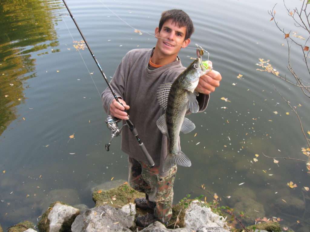 Joli sandre pris au spinnerbait par Etienne Goletto ! 