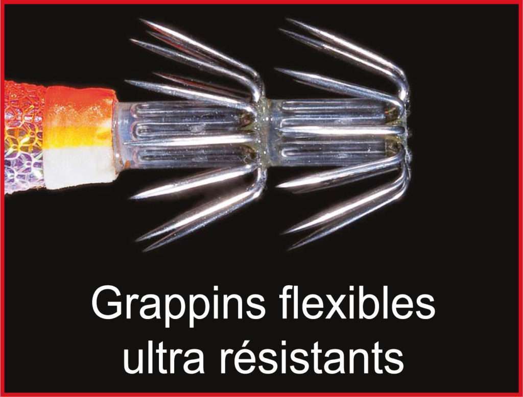 Grappins flexibles ultra résistants