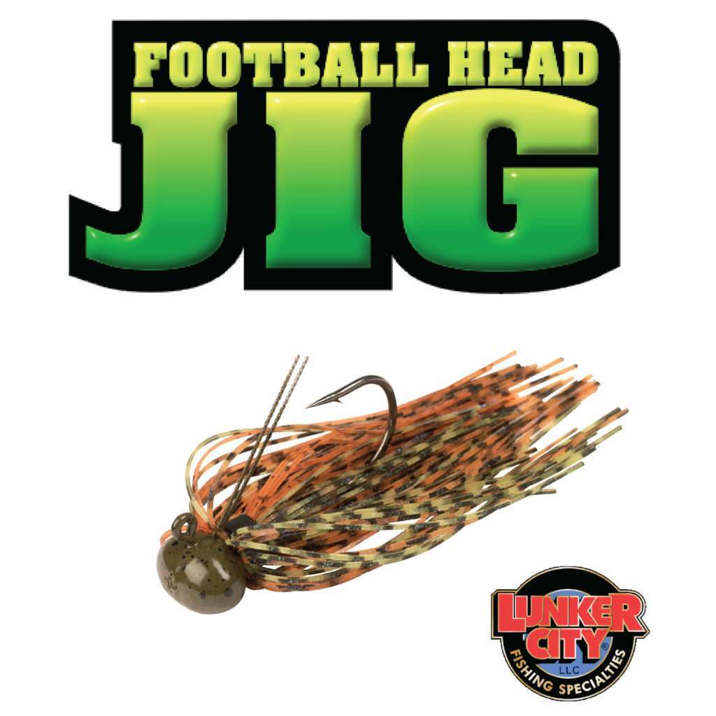 Rubber jig Football Head Jig Lunker City