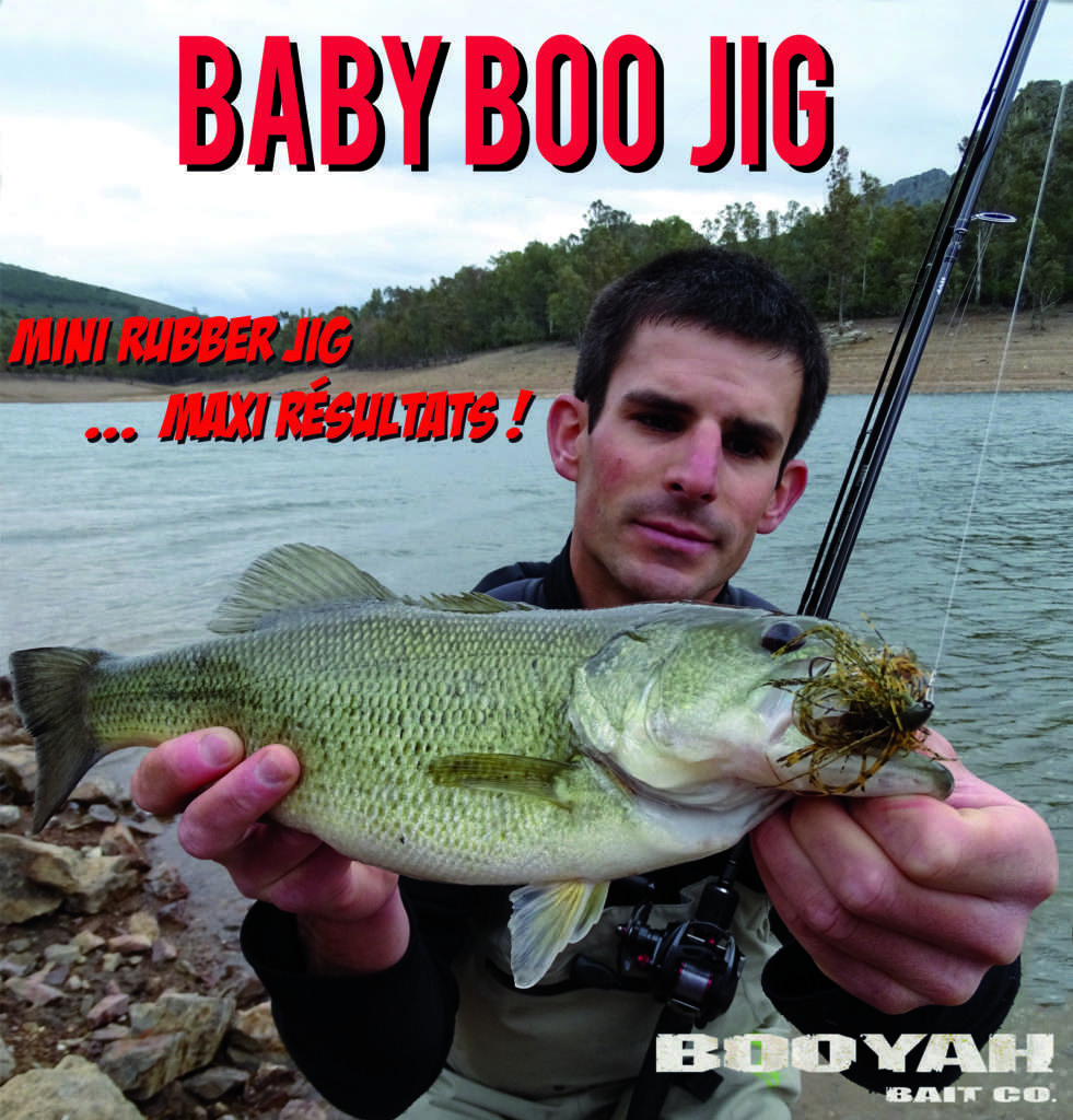 Le Baby Boo jig Booyah associé à la Craw Chunk Yum est parfait pour les pêches en swimming jig