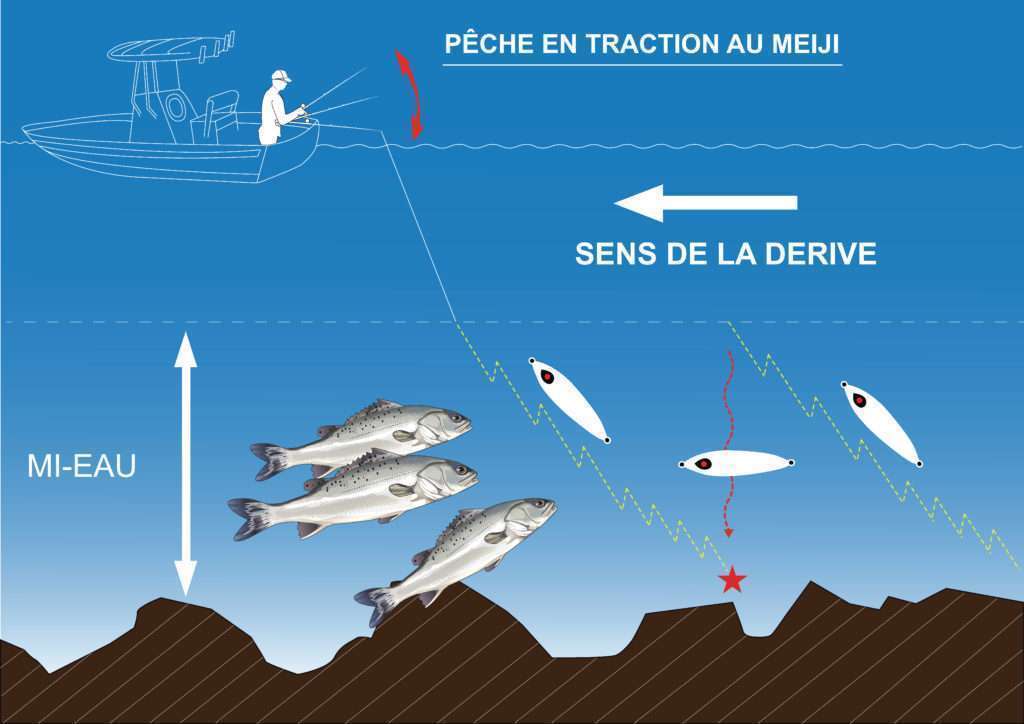 Manié en traction, le Meiji Explorer Tackle est redoutable sur les bars 