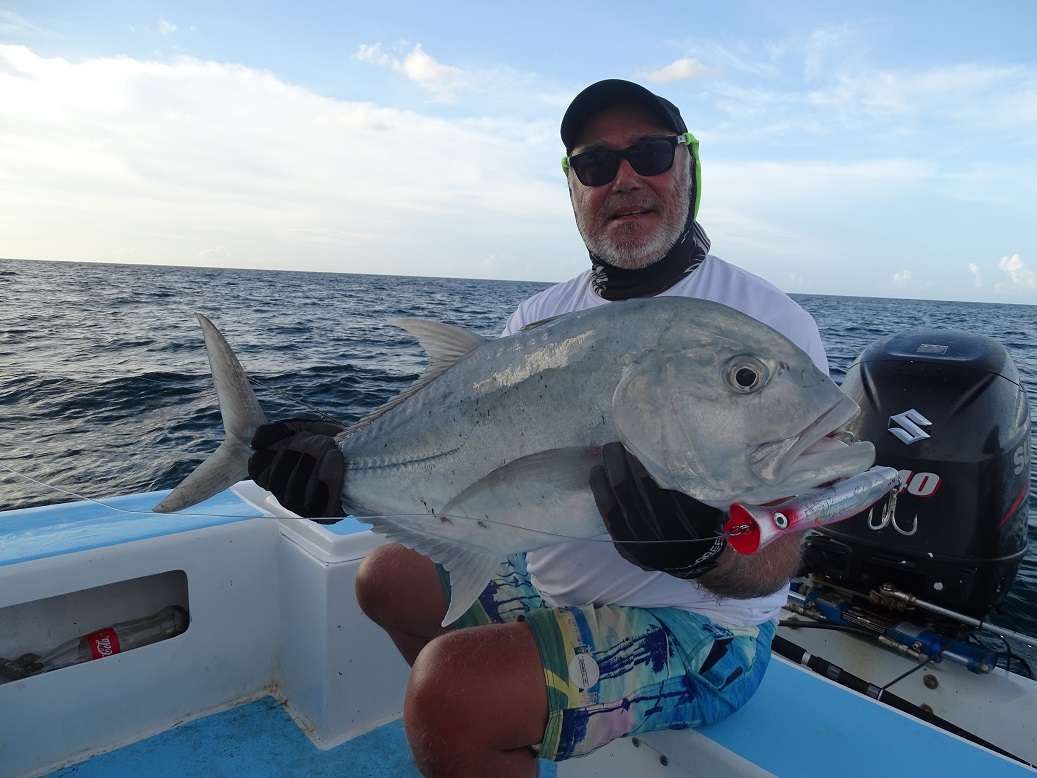 Carangue prise au popper par Charles