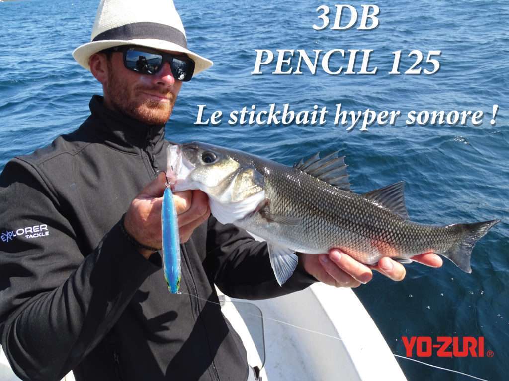 Nouveau 3DB Pencil 125 : le stickbait hyper sonore !