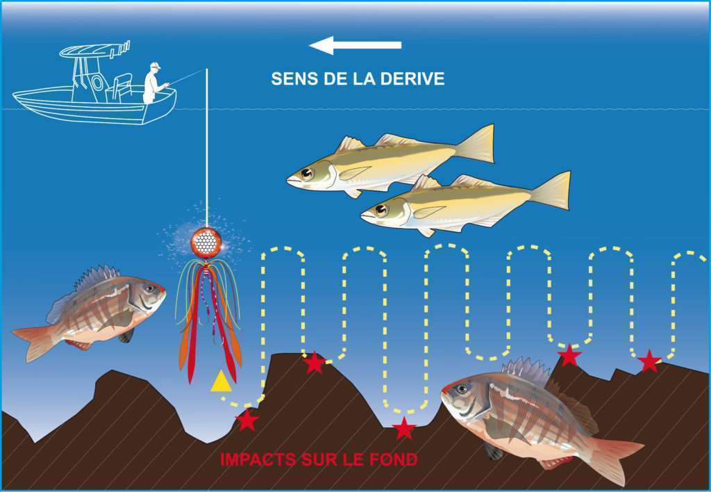 Maniement du Kabura : pêche en traction et en dandine