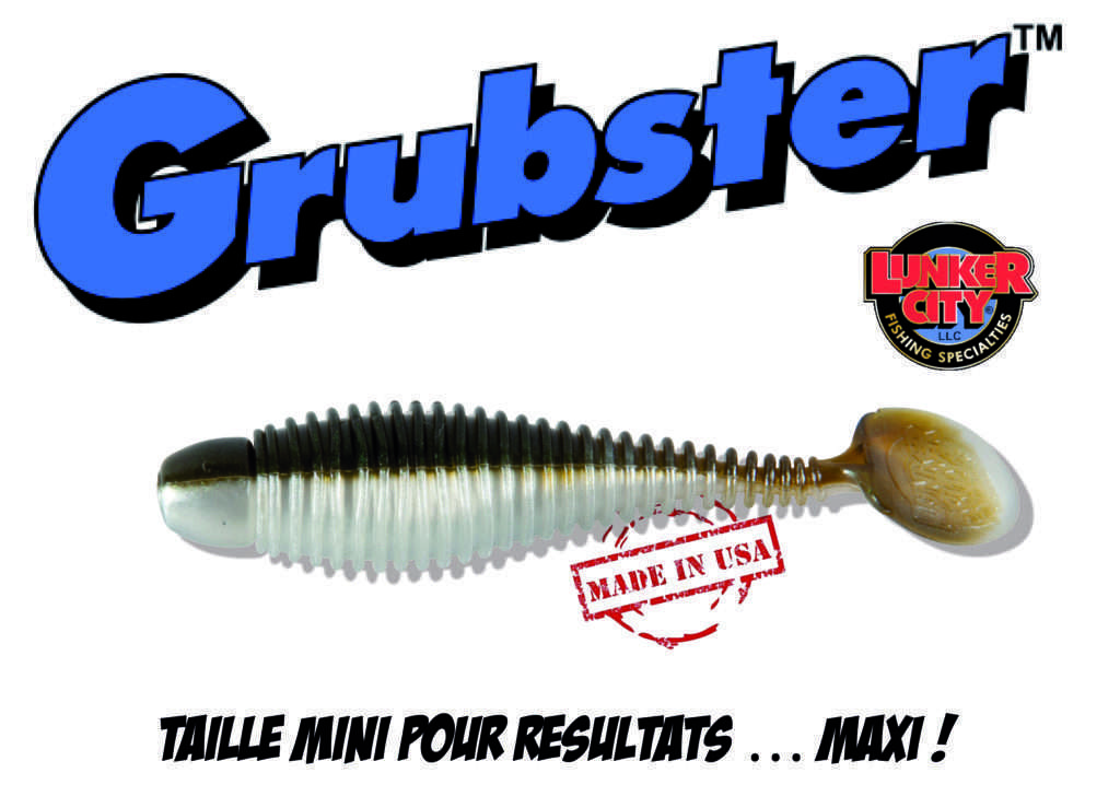 Le Grusbster Lunker City en 5 cm est très intéressant pour la pêche de la truite