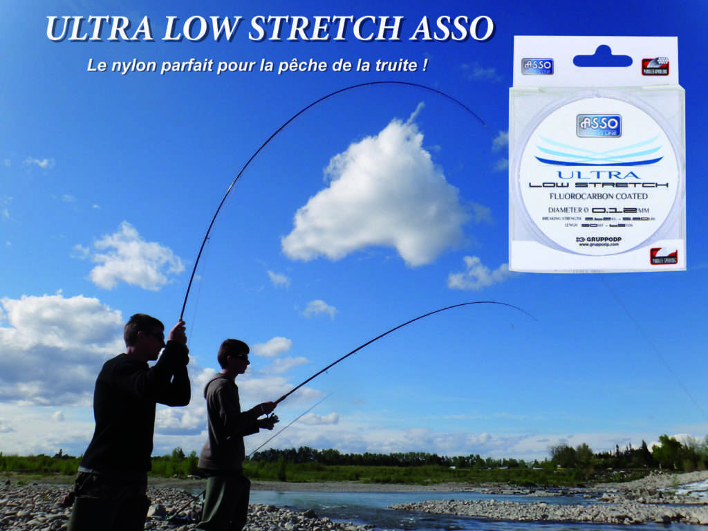 L’Ultra Low Strectch est un « coated » qui permet la pêche de la truite avec de nombreuses techniques ! 
