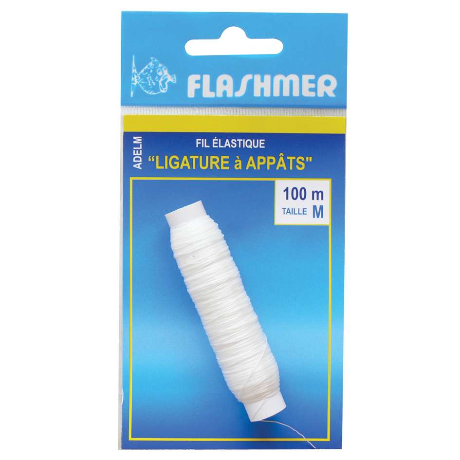 Fil élastique ligature à appâts Flashmer