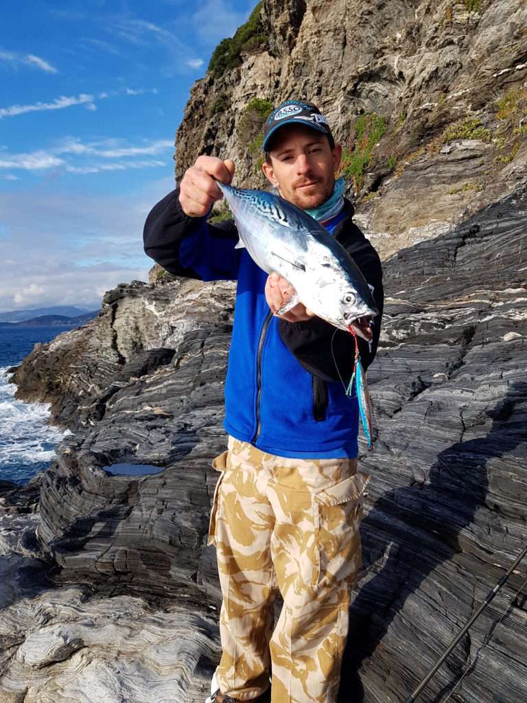 Magnifique bonitou pris au Jidai Explorer Tackle par Vincent Goletto en shore jigging