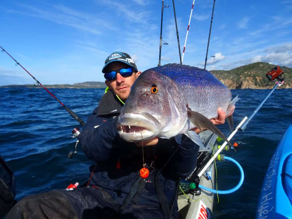 Vincent Goletto avec un beau denti pris à l’Explorer Fireball