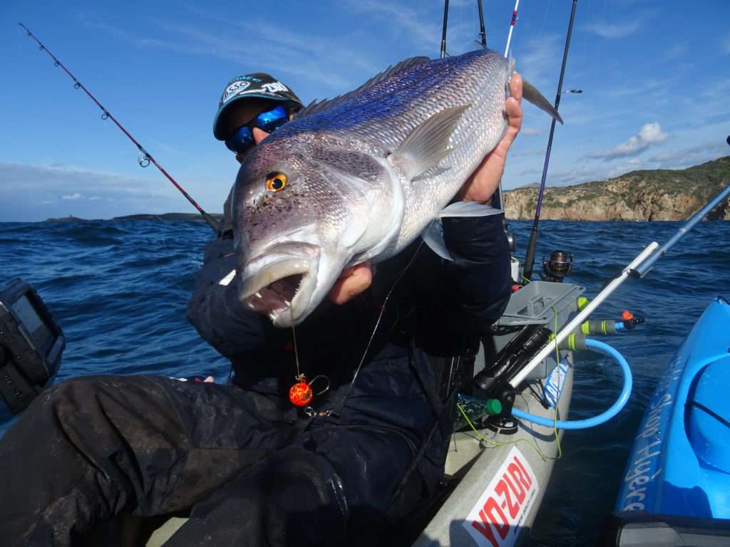 Vincent Goletto avec un beau denti pris à l’Explorer Fireball