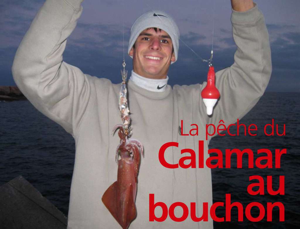 Pêche du calamar au bouchon lumineux