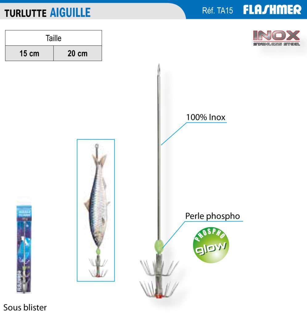 turluttes aiguilles Flashmer